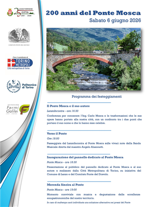 Ponte Mosca, duecento anni di storia nel cuore di Lanzo