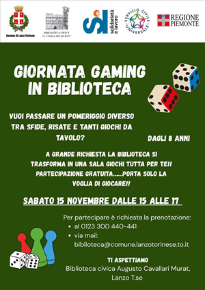 Giornata Gaming in Biblioteca