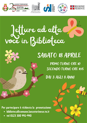 Letture ad alta voce in Biblioteca
