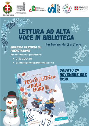 Lettura ad alta voce 3-7 anni