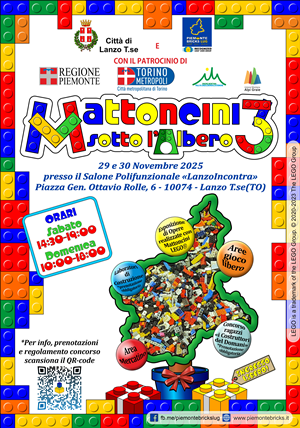 Il Natale prende forma: a Lanzo torna “Mattoncini sotto l’albero”