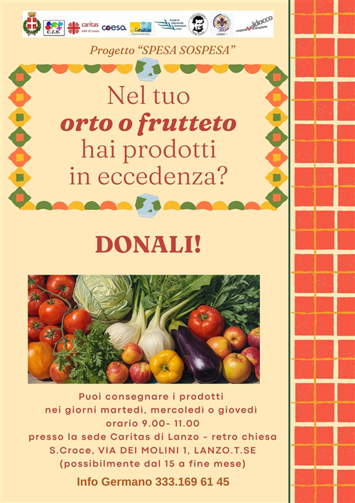 Progetto "Spesa sospesa"
