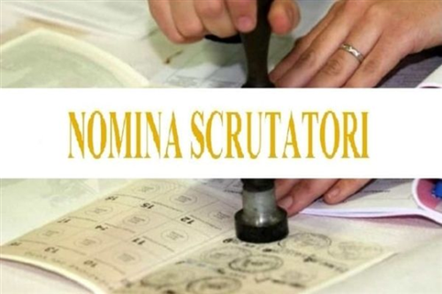 Convocazione della  Commissione  elettorale  comunale per  la  nomina  degli  scrutatori - Referendum 22 e 23 marzo 2026.
