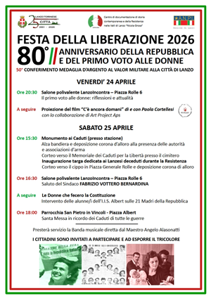 Festa della Liberazione 2026